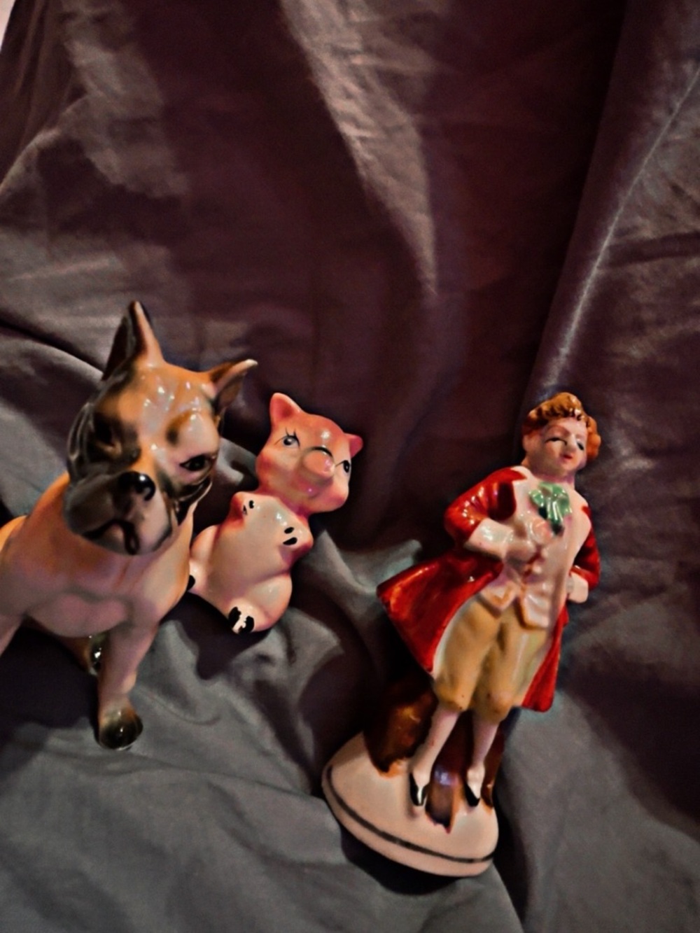 Vintage Ceramic Figurine Lot (3) - Japan & Taiwan